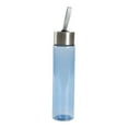Mainstays 18 fl oz Plastic Water Bottle with Stainless Steel Screw Cap