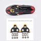 thumbnail image 2 of Tacos de pedal de bicicleta Placa de bloqueo de bicicleta para pedales SPD-SL (negro amarillo) Tmvgtek paseo en bicicleta, 2 of 7