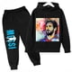 thumbnail image 2 of Conjunto de sudadera con capucha para niños 2024 HOT, más pantalones de sudadera, conjunto deportivo de 2 piezas para niños y niñas, ropa para niños con estampado de Messi, ropa para bebés, 2 of 5