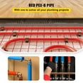 thumbnail image 2 of 1 Inch x 500 FT PEX-B Pipe - Flexible Non Oxygen Barrier Red PEX Tubing for Plumbing, Radiant Heating, RV Water Line & Sewer Hose - Durable PEX-B Pipe, 2 of 11