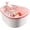 Pink, variant on Fruit Washer and Spinner with Brush, 720° Vortex Manual Wash, Removable Basket, Blue, for Kitchen Sink, Fruits & Veggies