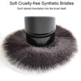 thumbnail image 3 of Retractable Kabuki Makeup Brush for Travel - Portable Face Blush Brush with Cover & Soft Powder Application for On-the-Go Beauty, 3 of 5