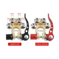 thumbnail image 3 of Labymos 1 Pair Brass Material Automotive Car Top Post Battery Terminals Wire Cable Clamp Terminal, 3 of 8