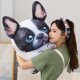 thumbnail image 5 of Cojín de felpa con estampado de perro sentado, almohada realista de 30-60cm para decoración del hogar, sofá, silla, Bulldog, Shar Pei, 5 of 5