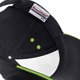 thumbnail image 3 of Beechfield - Gorra/Visera 5 paneles Unisex deportiva Modelo Ultimate sandwich - Verano/Piscina - 100% algodón. (Negro/Verde lima), 3 of 4