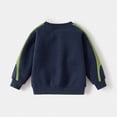 thumbnail image 6 of Gibobby Toddler Kids Boy Clothes 12 Month 2T 3T 4T 5T 6T Kids Boys Autumn Winter Cute Print Long Sleeve Stretch Top and Pants Set Outfits Boys 2 Pcs Warm Outfit Set School Casual(2-3 Years,Navy), 6 of 8