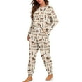 thumbnail image 2 of SCRAWLGOD Farm Horse Pj Set Women Within Pajama Sets Long Sleeve and Pants Set Size 2XL Crewneck Pajamas Set of 2 Breathable Women Sleepwear Soft, 2 of 7