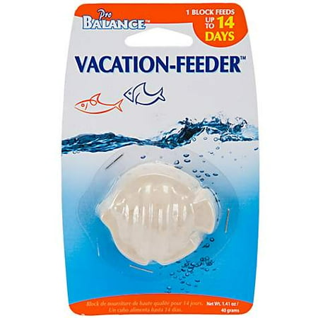 Vacation Gel Feeder - Penn Plax Fish Shape Vacation Fish Feeder, 1 oz (pack of 3)