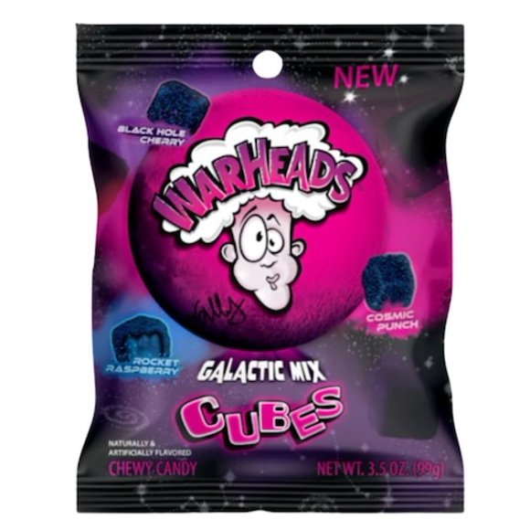 Warheads Galactic Mix Cubes 99 g