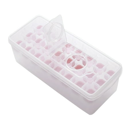 

Hemoton Ice Cube Mold Freezer Tray Container Silicone Bin Lid Maker Holder Molds Hockey Round Making Sphere Box Ball Mould