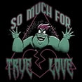 thumbnail image 2 of Men's The Little Mermaid Ursula So Much For True Love  Pull Over Hoodie Black 3X Large, 2 of 4