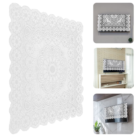 IMIKEYA White Lace Cover for Bread Machine, Kitchen Appliance Dust Protector, and Stylish Home Use