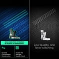 thumbnail image 6 of LUX Grip Socks Black Calf Length Small Anti Slip Football Athletic Performance Sports Socks, 6 of 7