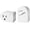 2 Pack, variant on Surge Protector Wall Tap Single Outlet Extender 1 Pack, 3 Prong Grounded Plug Power Strip Adapter with Light, 15A/125V Low Profile & Space-Saving for & Office Small Electronics-ETL-White