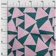 thumbnail image 1 of oneOone Organic Cotton Voile Fabric Rectangle & Triangle Geometric Decor Fabric Printed BTY 42 Inches Wide, 1 of 4