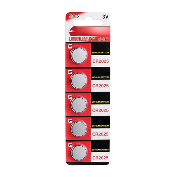 Huhudde CR2025 3V Lithium Coin Button Cell Environmentally Safe CR2025 Batteries