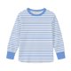thumbnail image 2 of Blusas y camisas de manga larga con cuello redondo para niños y niñas, moda, lindas, con estampado de rayas, transpirables, suaves, de manga larga, para niña, 2 of 9