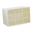 thumbnail image 3 of Mini organizador de cajones, caja de almacenamiento, cajones de maquillaje para mujeres, cajones transparentes Blanco, 3 of 9