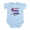 Sky Blue, variant on CafePress - Made In America With Nicaraguan Parts Body Suit - Baby Light Bodysuit, Size Newborn - 24 Months