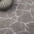 thumbnail image 6 of SAFAVIEH Tahoe Bertrand Abstract Shag Area Rug, Grey/Ivory, 8' x 10', 6 of 8