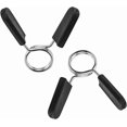 thumbnail image 1 of Barbell Clamps Dumbbell Spring Clip Circlip Collars 1 Inch Weight Bars Clips Fitness Weightlifting Lock Buckle for Standard Bar 25mm 2 Pack, 1 of 7