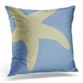 thumbnail image 1 of RYLABLUE Housse de Coussin Étoile de Mer Bleu et Beige, 1 of 1