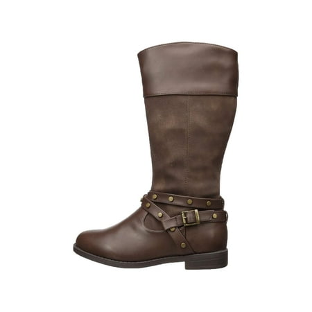 UPC 794378413028 product image for NINA Kids' Michele Fashion Boot, Brown Smooth,  Size Toddler 9.0 | upcitemdb.com
