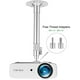 thumbnail image 2 of Montaje proyector mejorado, ajustable 360°, techo/pared, plata, 2 of 3