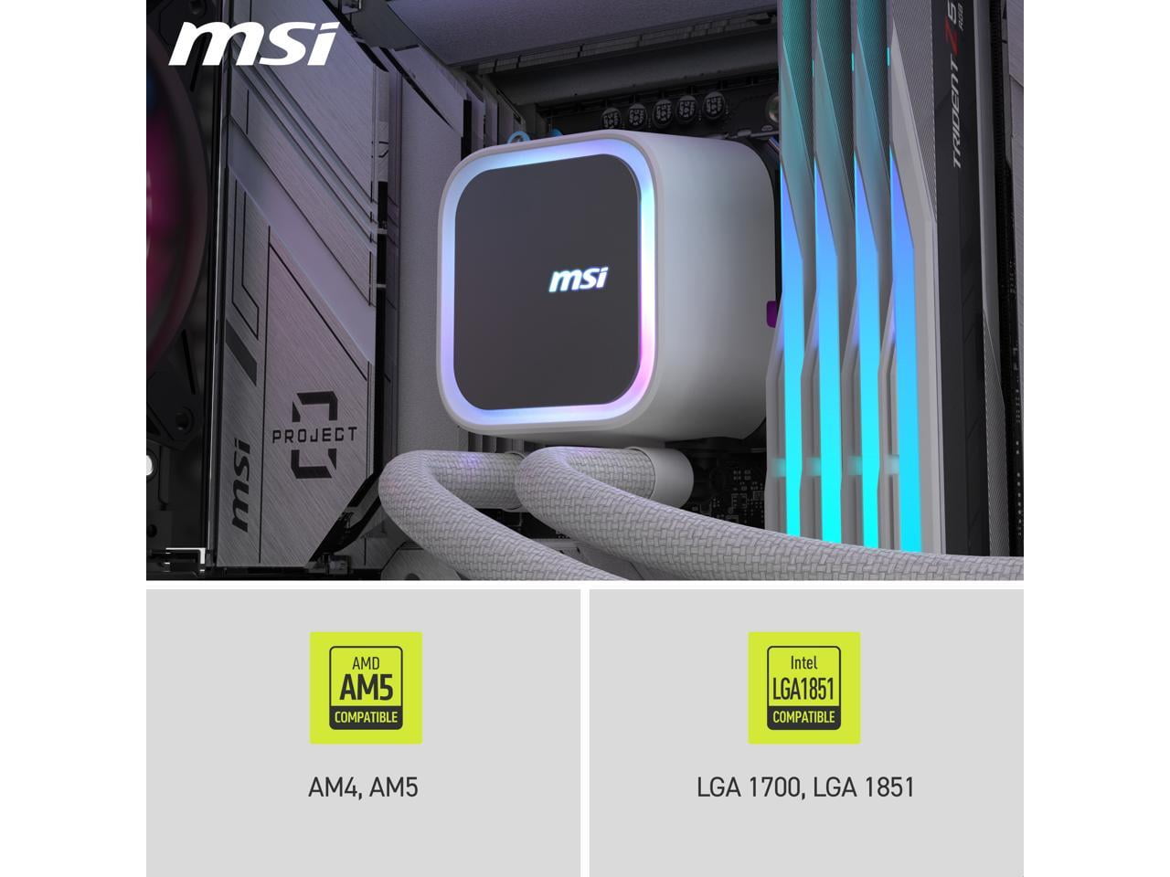 MSI MAG Coreliquid A13 240 Cooling Fan/Radiator/Water Block