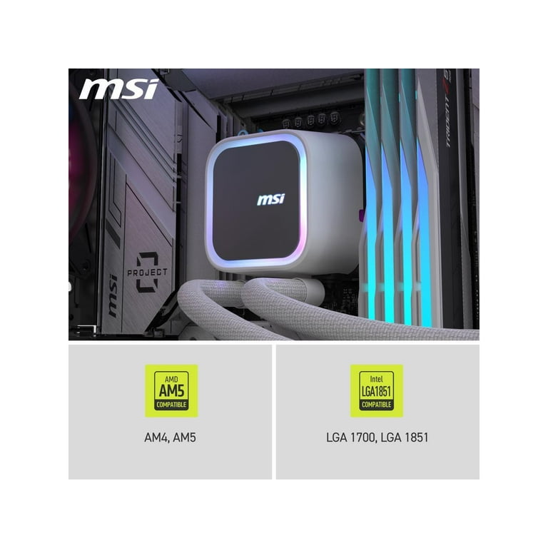 PC用ファン・クーラー MSI MAG CORELIQUID A13 240 MAG CORELIQUID A13 240 / WHITE