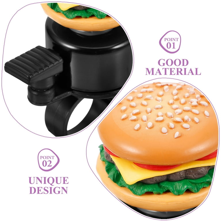 Bike Bell Ringer Bell Bell Cartoon Cycling Bell Bike Bell Adorable Burger Bell Walmart