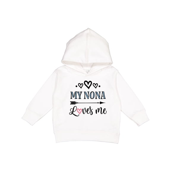 Inktastic My Nona Grandma Loves Me Girls Toddler Hoodie