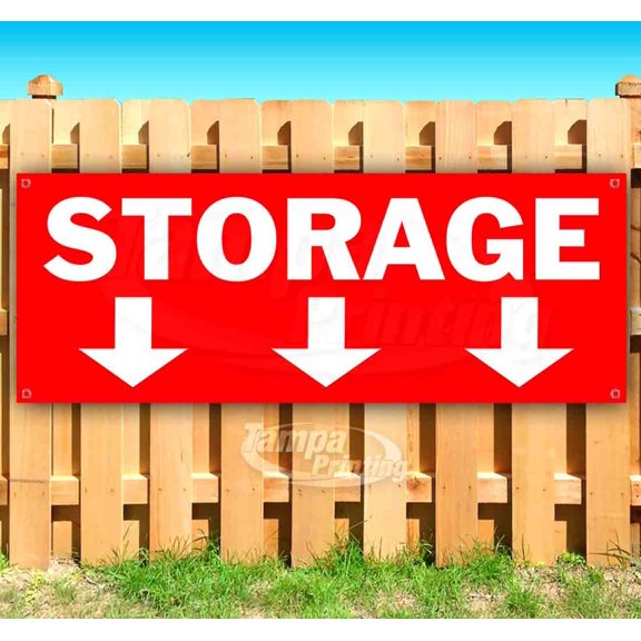 Storage 13 oz Vinyl Banner With Metal Grommets