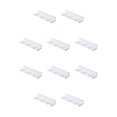 thumbnail image 1 of Inteprter Gancho sin perforación montado en la pared Soporte impermeable Alambres multifuncionales Suministro de suspensión de almacenamiento Blanco 10Conjunto, 1 of 6