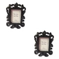 thumbnail image 2 of Maytalsory Decorative Flower Photo Frame Wedding Home Decor Desktop Picture Frame good quality Black 2Set, 2 of 6