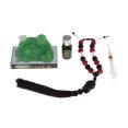 thumbnail image 1 of Adorno de resina estatua de Buda Maitreya escultura coche vehículo accesorios con 4 regalos, y Verde Zulema Maitreya Buddha Sculpture, 1 of 8
