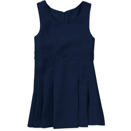 George Toddler Girl Uniform Empire Waist Jumper Dress