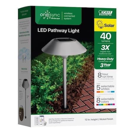 Lámpara LED solar para caminos Feit Electric OneSync, 40 W, 30 cm