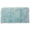 thumbnail image 3 of Ultra Soft Faux Sheepskin Fur Rug SER01 Light Blue 3' X 5', 3 of 4