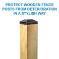 thumbnail image 4 of MYG 4x Supplies Fence Post Cap Post Cap Protection Garden Buildings Fence Decoration, 4 of 9