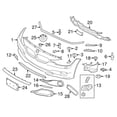 thumbnail image 3 of New Genuine BMW Insert Air Intake Center (2014-2017) OE 51117294838, 3 of 10