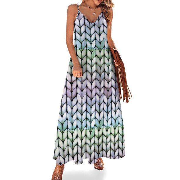Nuevo vestido sin mangas de punto grueso de color lavanda para mujer, vestidos de verano , vestidos de noche para mujer, vestidos de fiesta para mujer