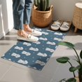 thumbnail image 4 of Poodle Dog and Footprint Door Rugs,Washable Non Slip Door Mats Indoor,Decorative Door Mats,Entry Mat Indoor for Entrance,Bedroom,Kitchen,Bathroom,16"x24", 4 of 6