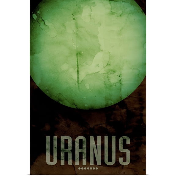 Great BIG Canvas | Rolled Michael Tompsett Poster Print entitled The Planet Uranus