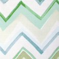 thumbnail image 2 of Pillow Decor Pacifico Stripes Green 20x20 Cotton Throw Pillow Chevron Design, 2 of 2