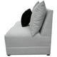 thumbnail image 4 of Love Seat El Bazar Store Orlando Gris plata Tela Lino nacional, Sillon 2 plazas, Modular, 4 of 5