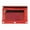 Red, variant on PRETXORVE Plastic Pencil Case with Snap-Tight Lid, Clear
