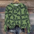 thumbnail image 7 of Womens Casual Graphic Print Sweatshirt Crew Neck Long Sleeve Sweatshirts Soft Lightweight Pullover Tops, 7 of 7