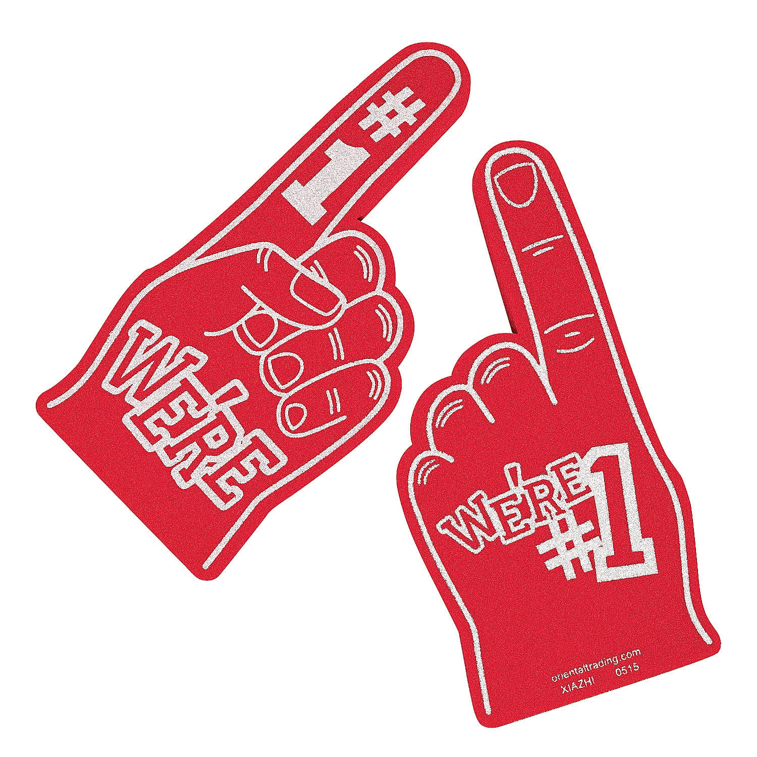 Ideal für Spiel Tag 18 in San Francisco 49ers Schaumstoff Finger #1 Fan 