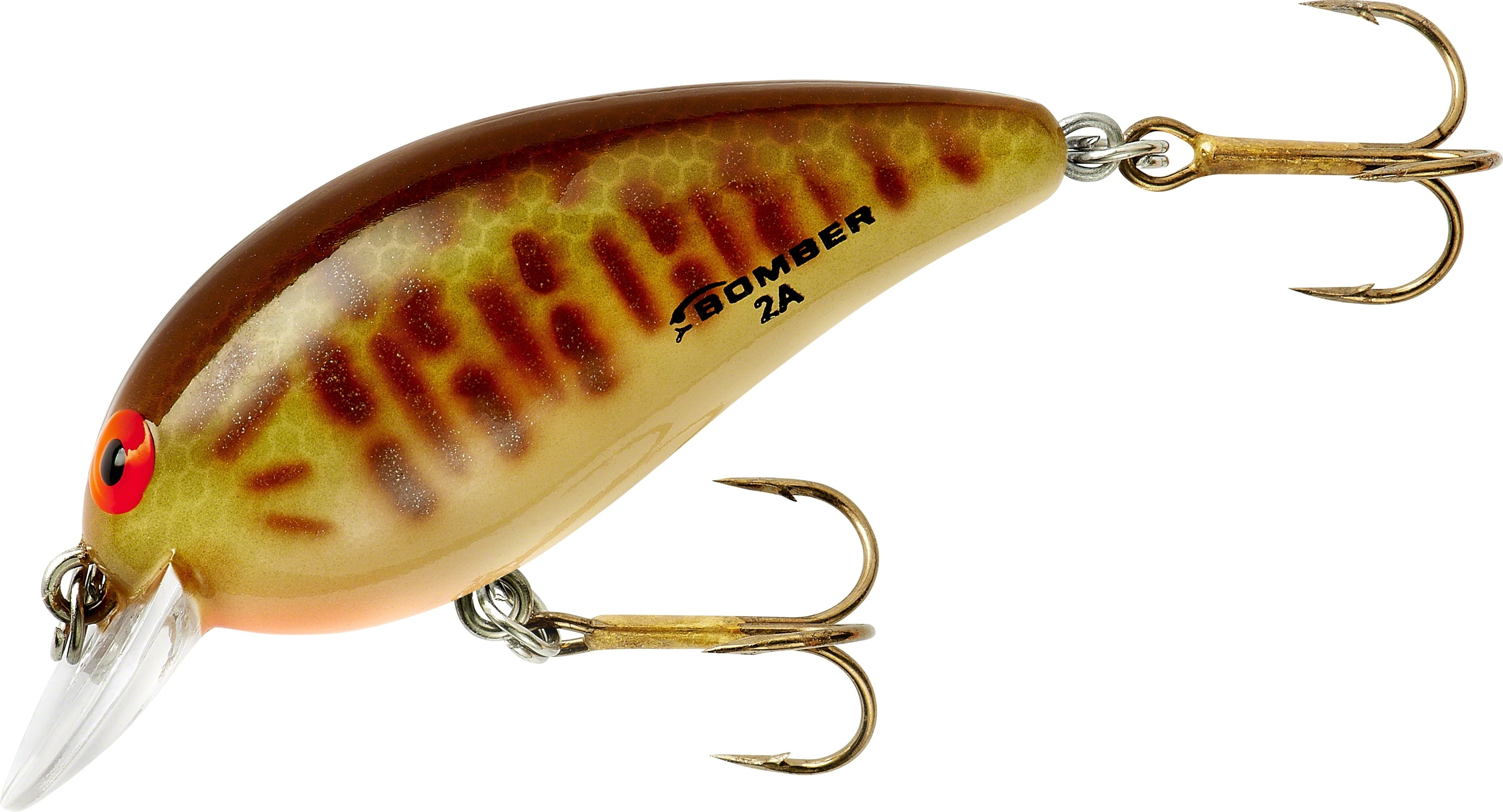 Bomber B02ASMG Model A Crankbait ,2 1/8",1/4oz Green Smallmouth Bass
